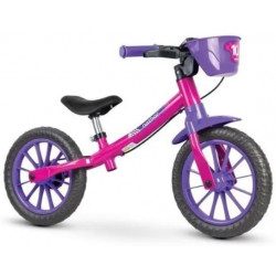 Bicicleta Infantil Equilibrio Sem Pedal Aro 12 Nathor